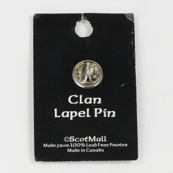Scottish MacGregor clan crest lapel pin.
