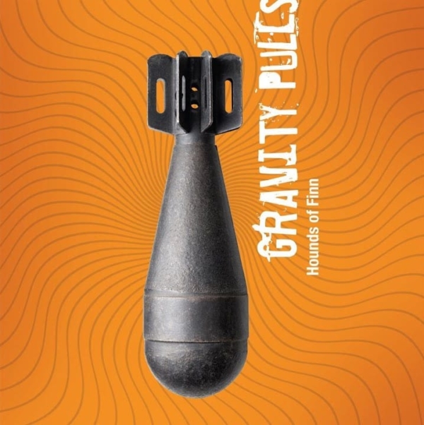 The cover of CD - Hounds of Finn - Gravity Pulls showcases the mesmerizing pull of gravity.