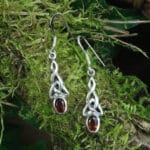 A pair of sterling silver Tree of Life Earrings.