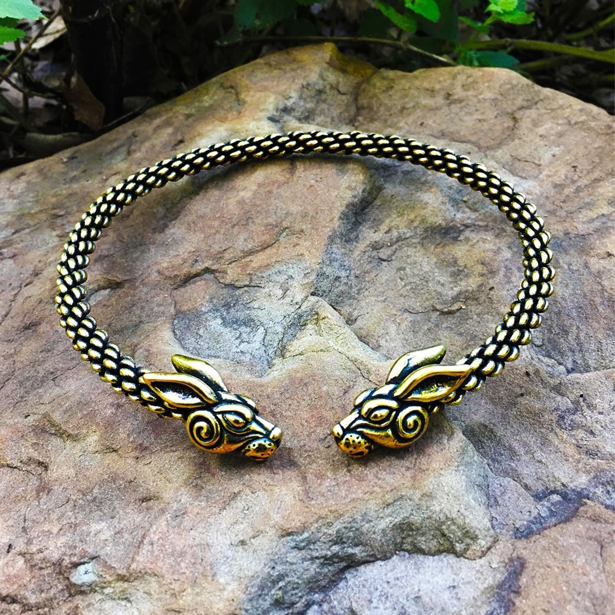 A rabbit torc necklace from the Celtic Croft